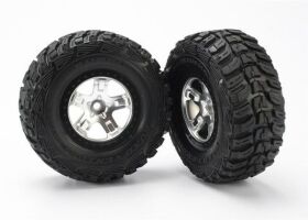 Traxxas Reifen+Felge montiert Slash vo schw/satin / TRX5881