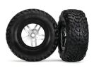 Traxxas Reifen+Felge montiert 2.2/3.0 SCT Split-Spoke Slash 2WD hi / 4x4 vo/hi satin/schwarz Beadlock / TRX5978