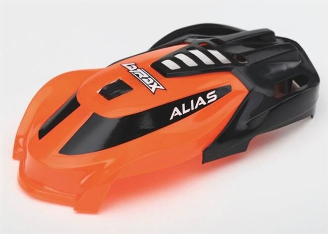 Traxxas Haube, Alias orange mit Schrauben/ TRX6613