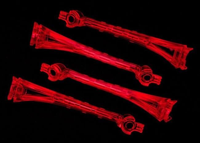 Traxxas LED Linse, rot (4)/ TRX6651
