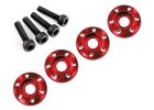 Traxxas Alu-Radmuttern rot (4) 3x12 CS Teton Tuning / TRX7668R
