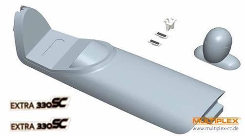 Multiplex Kab.Haube u.Glas mit Pilot Extra 330 S / 224463