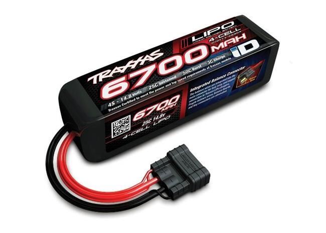 TRAXXAS LIPO Akku mit iD-Stecker 6700mAh 14,8V 4-Zellen 25C / TRX2890X
