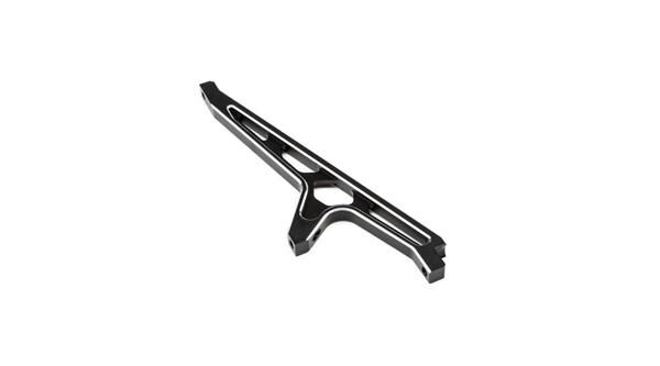 LOSI Ersatzteil Chassisverstrebung vorne, schwarz, Aluminium MXTL / LOS351004