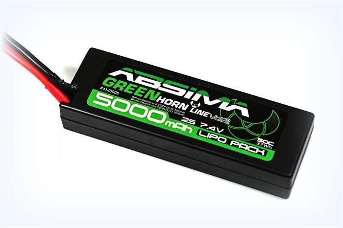 ABSiMA 2S LiPo Akku Stick Pack 7.4V-50C 5000 Hardcase (T-Plug) V2 / 4140009