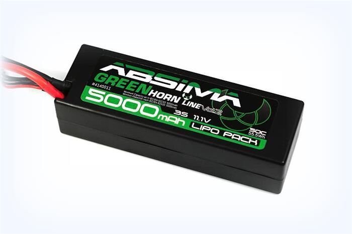 ABSiMA 3S LiPo Akku Stick Pack 11.1V-45C 5000 Hardcase (T-Plug) V2 / 4140011