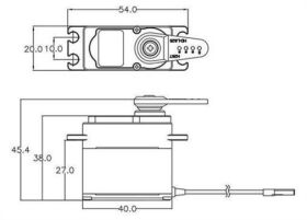 Multiplex Servo D941TW Full Metal Case / 116941