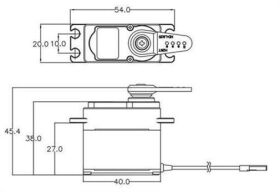 Multiplex Servo D946TW Full Metal Case / 116946