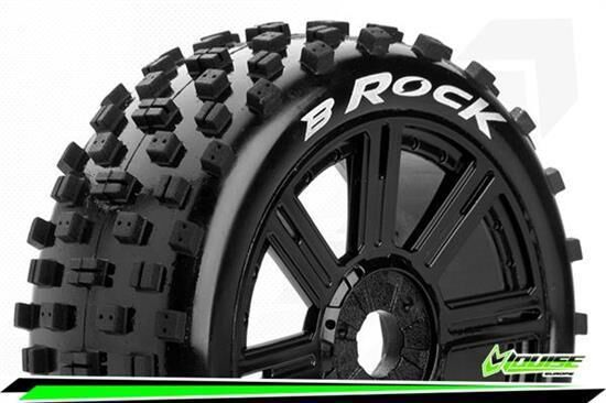 LOUISE B-ROCK soft Speichen-Felge schwarz / T3270SB