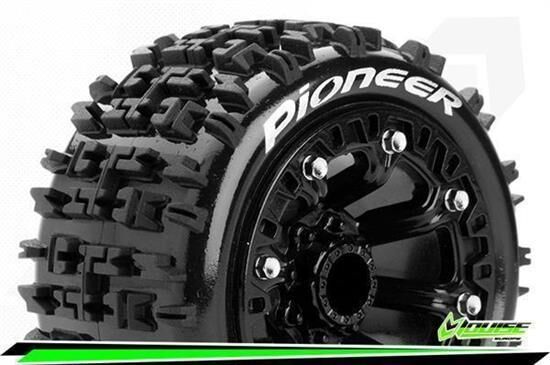 LOUISE ST-PIONEER 2.2 soft Reifen auf Felge schwarz / T3278SB