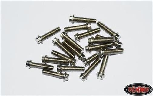 RC4WD Miniature Scale Hex Bolts (M2.5 x 10mm) (Silver) / RC4ZS0417