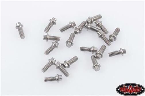 RC4WD Miniature Scale Hex Bolts (M1.6 x 4mm) (Silver) / RC4ZS1124