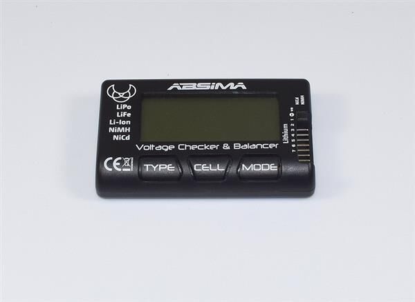 Preisreduzierung !!! / ABSIMA Akku Spannungsprüfer und Balancer / 4160001