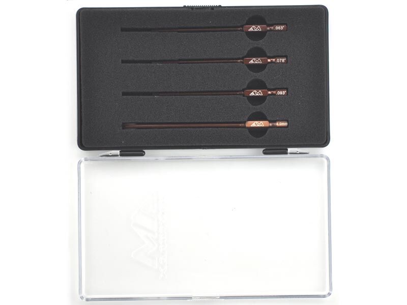 Arrowmax POWER TOOL TIP SET 4 PIECES WITH PLASTIC CASE / AM500801