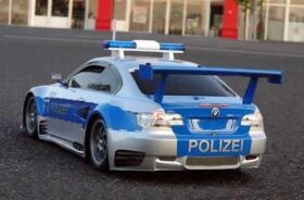 HRC Racing Lichtset 1/10 TC/Drift LED JR Stecker Polizei Dachleuchten V1 6 Blinkenmodus (Blau / Rot) / HRC8731U