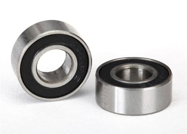 Traxxas Ball bearings, black rubber sealed (6x13x5mm) (2)/ TRX5180A
