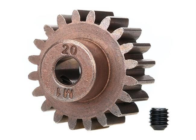 Traxxas MAXX / XMAXX / E-REVO VXL Gear, 20-T pinion (1.0 metric pitch) (fits 5mm shaft)/ set s(compatible with steel spur gears) / TRX6494X