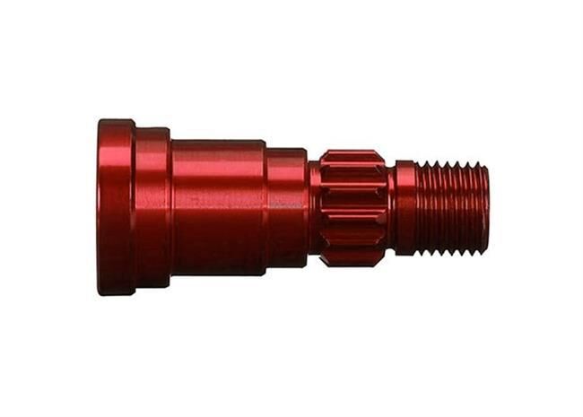 Traxxas Stub axle, aluminum (red-anodized) (1) (use only with #7750X/ TRX7768R