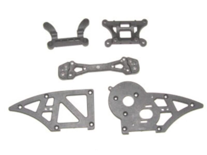AMEWI Chassis Side Plates B+Shock To 22146 Buggy 1:12 HBX / 002-12006