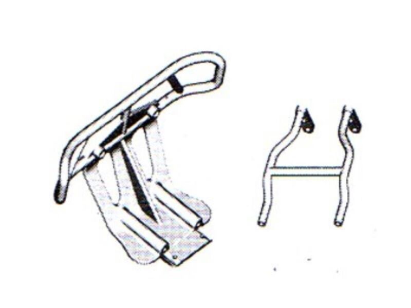 AMEWI 15504 rear bumper set / 004-15504