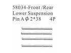 AMEWI 58034 F/R Lower Suspension Pin A / 004-58034