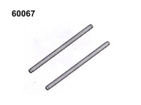 AMEWI 60067 Rear Hub Carrier Hinge Pins (short) 3*1 /...