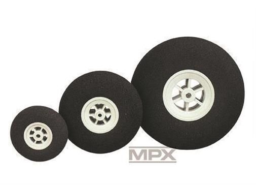 Multiplex / Hitec RC Moosgummiräder superl.45mm 1P. / 733200