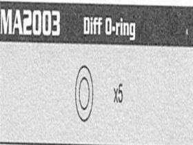 AMEWI MA2003 Diff O-Ring Raptor / 007-MA2003