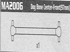 AMEWI MA2006 Center-Front Dog Bone Dog Bone (97mm) Raptor...