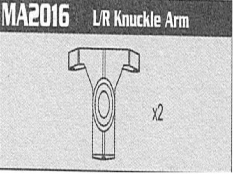AMEWI MA2016 L/R Knuckle Arm Raptor / 007-MA2016