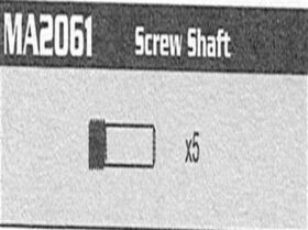 AMEWI MA2061 Screw Shaft Raptor / 007-MA2061