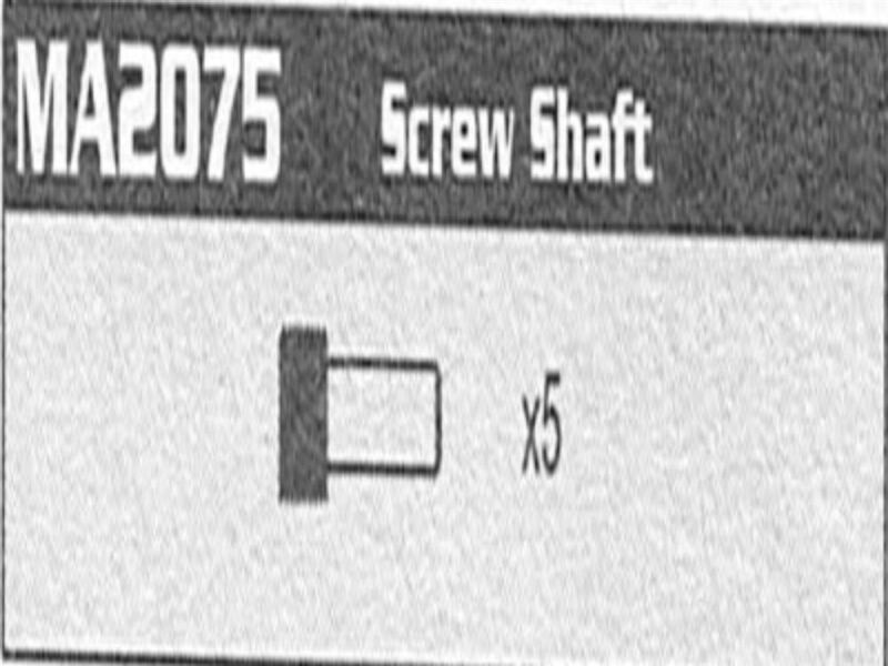 AMEWI MA2075 Screw Shaft Raptor / 007-MA2075