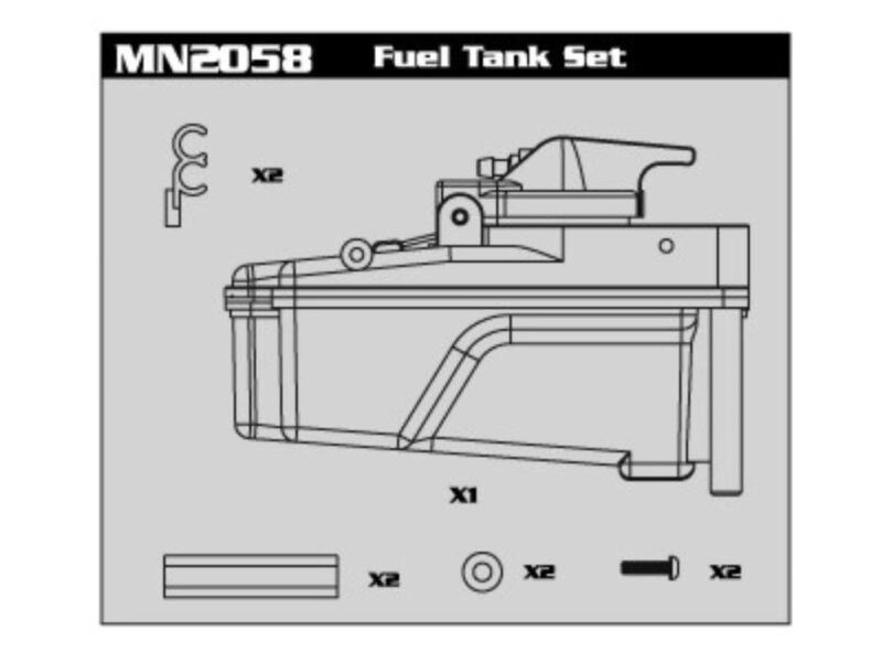 AMEWI MN2058 Fuel Tank Set / 007-MN2058
