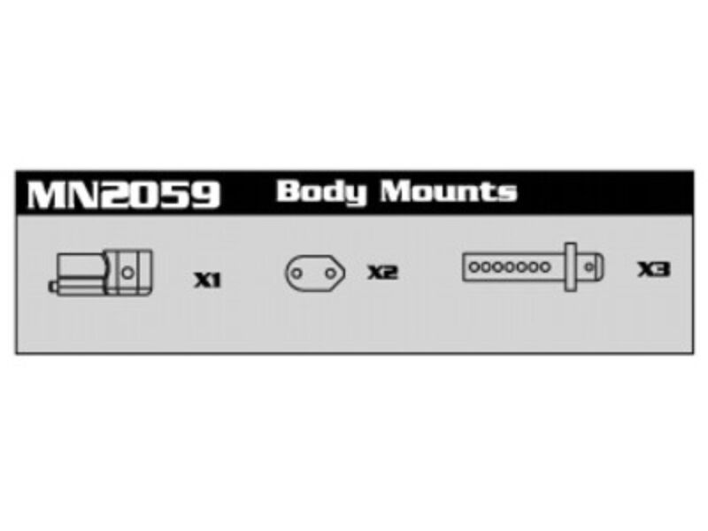AMEWI MN2059 Body Mounts / 007-MN2059