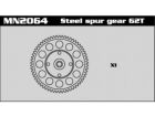 AMEWI MN2064 Steel Super Gear 62T / 007-MN2064