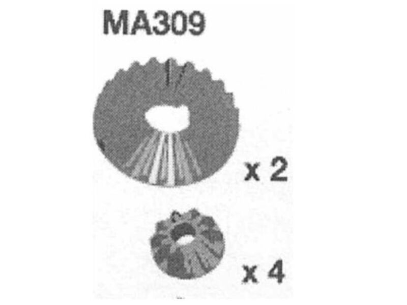 AMEWI MA309 DIFF Gear 24T & 11T AM10SC / 009-MA309