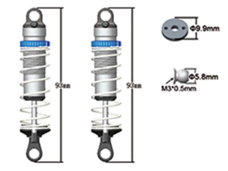 AMEWI MA364 Rear Shock Set AM10SC / 009-MA364-B