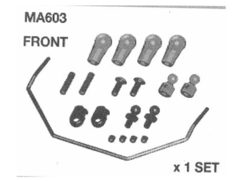 AMEWI MA603-b Front Antiroll Bar Set AM10SC / 009-MA603-B