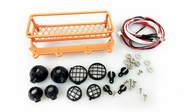 AMEWI Dachgepäckträger mit 4 LED D90 / 010-20422