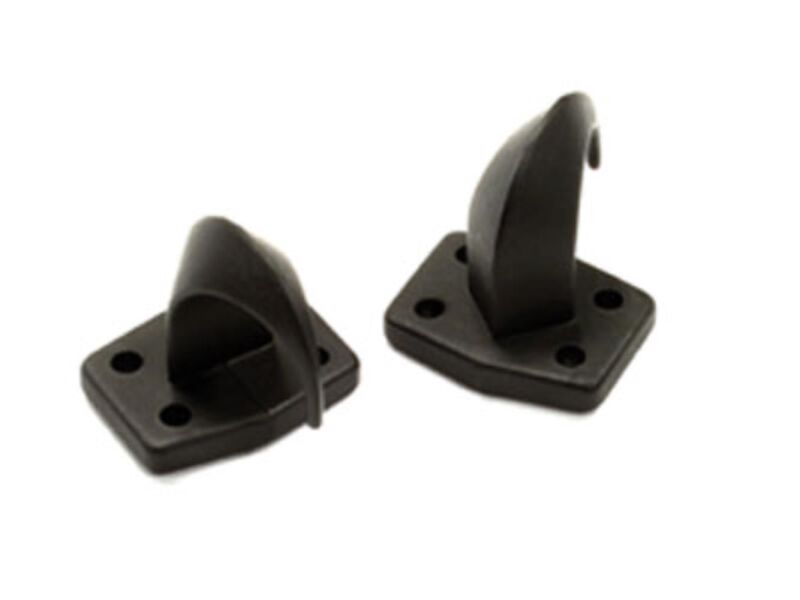 AMEWI 1:10 bolt on hooks 2x black L 1:10 Haken schwarz groß 2 Stck / 010-80129BK-L