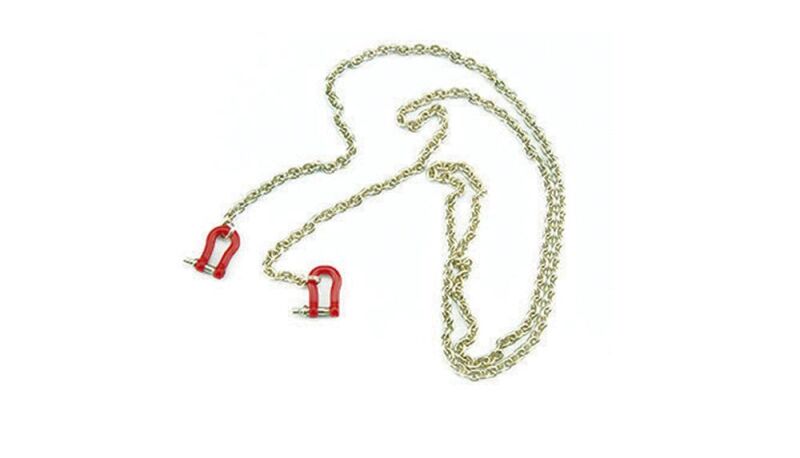 AMEWI Kette 96cm Metall, 2 Schäkel Chain 96cm with 2 buckles / 010-80150R