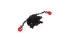 AMEWI Kette 96cm Metall schwarz chain 96cm metal black / 010-80151B