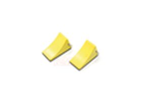 AMEWI wheel stop yellow 2pcs Reifenstopper gelb 2 stck /...