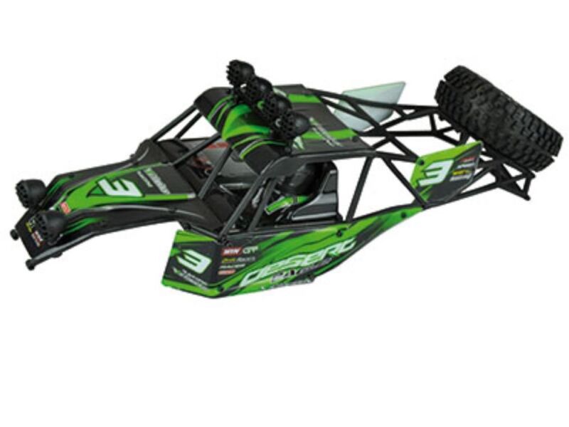 AMEWI Sandbuggy car shell green 01:12 / 012-FY-CK03G
