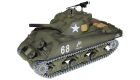 AMEWI Panzer U.S.M4 A3 Sherman Rauch & Sound 1:16, Metallgetriebe & -Ketten, 2,4GHz  / 23055