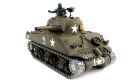 AMEWI Panzer U.S.M4 A3 Sherman Rauch & Sound 1:16, Metallgetriebe & -Ketten, 2,4GHz  / 23055