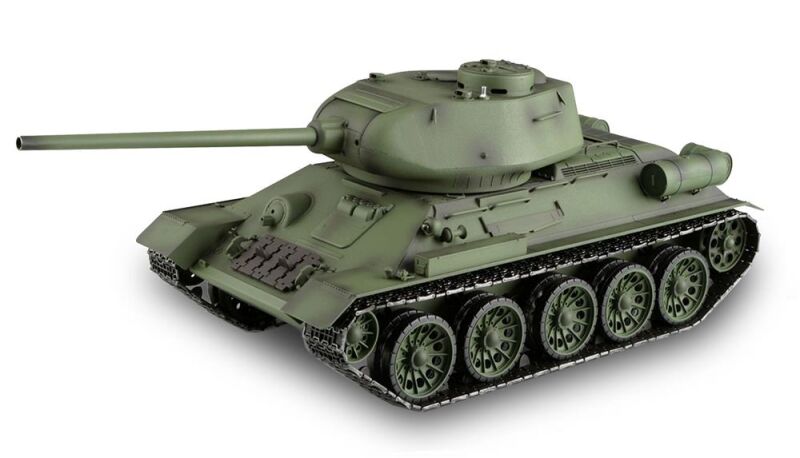 AMEWI Panzer T34/85 Rauch / Sound / Schussfunktion 2.4GHZ Metallgetriebe/QC / 23075