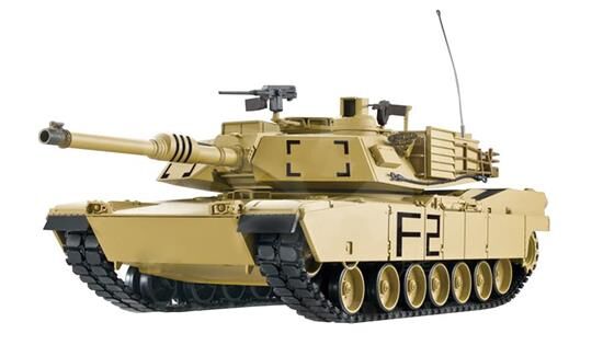 AMEWI Panzer U.S. M1A2 Rauch / Sound / Schussfunktion /2.4GHz/ Metallgetriebe/QC / 23076