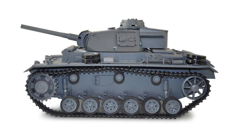 AMEWI Panzer III,Vollmetall,usedLook RTR - BB - TRUE Sound - 2,4GHz / 23080
