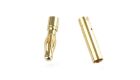 AMEWI Goldsteck. 4mm geschlitzt Paar Gold Connector 4mm sliced/pair / 28857